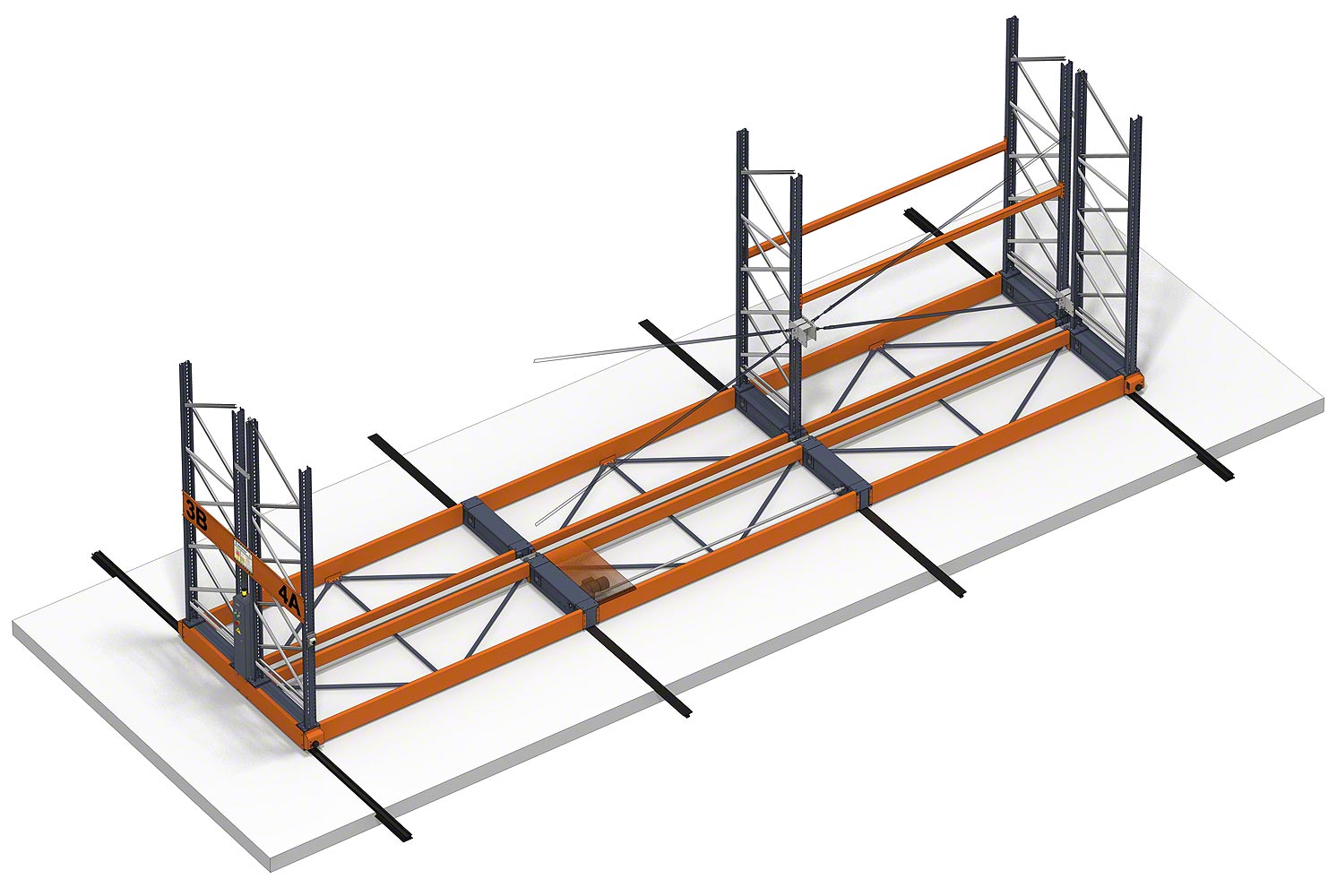 Мобильные стеллажные конструкции